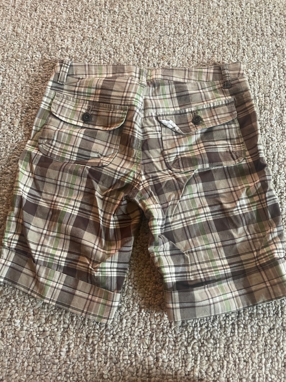 Vintage capris plaid